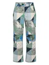 Etro Multicolor Trousers For Boy With Paisley Pattern In Green