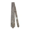 Etro Patchwork Tie In Gray