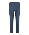 Etro Pattern Casual Pants In Blue