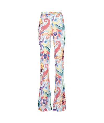 ETRO ETRO PAISLEY-PRINTED FLARED PANTS