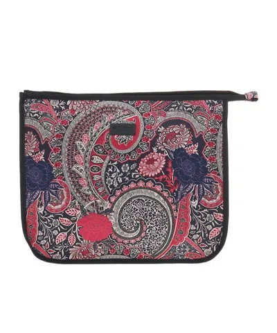 Etro Pattern Clutch In Black