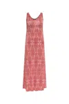 Etro Paisley Print Sleeveless Maxi Dress In Pink
