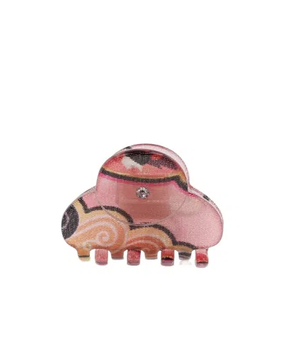 Etro Pattern Hair Accessories In Pink