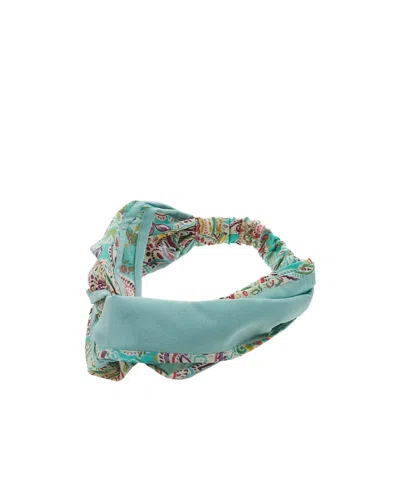Etro Pattern Hair Band In Green