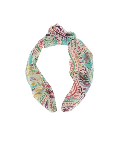 Etro Pattern Hair Band In Yellow