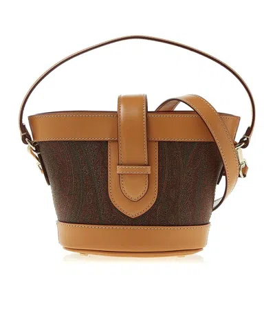 Etro Pattern Handbag In Brown