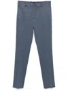 Etro Pattern-jacquard Trousers In Blue