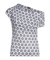 Etro Abstract-print Asymmetric Top In Multicolor