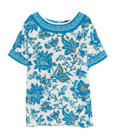 ETRO ETRO PATTERN-PRINTED SHORT-SLEEVED TOP