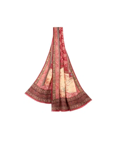 ETRO ETRO PAISLEY PRINTED FRAYED EDGE SCARF
