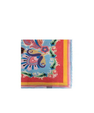 ETRO ETRO FRINGED EDGE SCARF