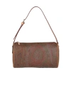 Etro Pattern Shoulder Bag In Brown