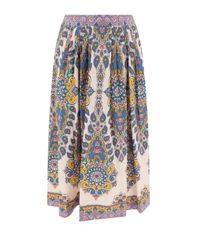 ETRO ETRO PAISLEY PRINTED MIDI SKIRT