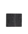 Etro Pattern Wallet In Black