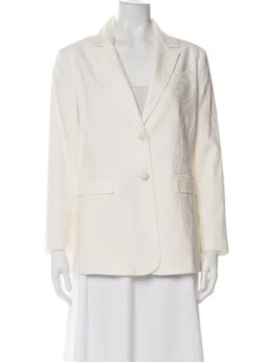 Pre-owned Etro Patterned Blazer In Green