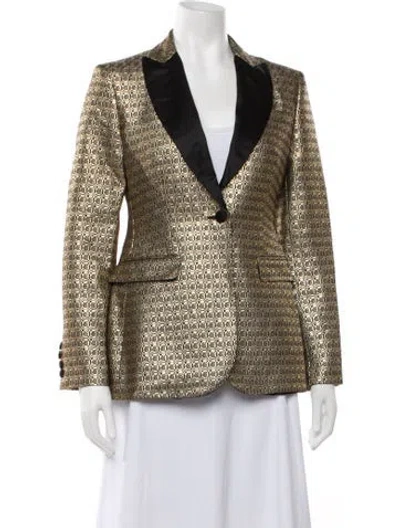 Pre-owned Etro Patterned Blazer In Multicolor