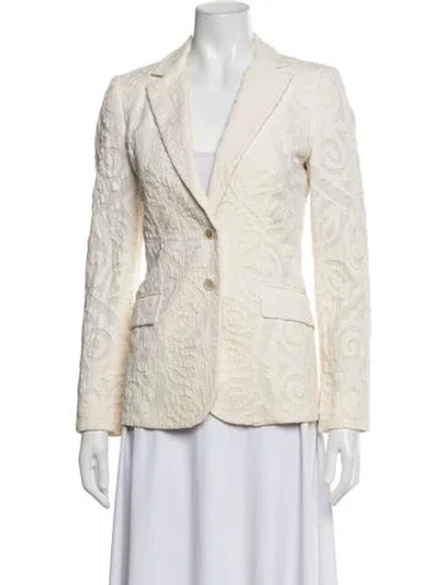 Pre-owned Etro Patterned Blazer In Neutrals