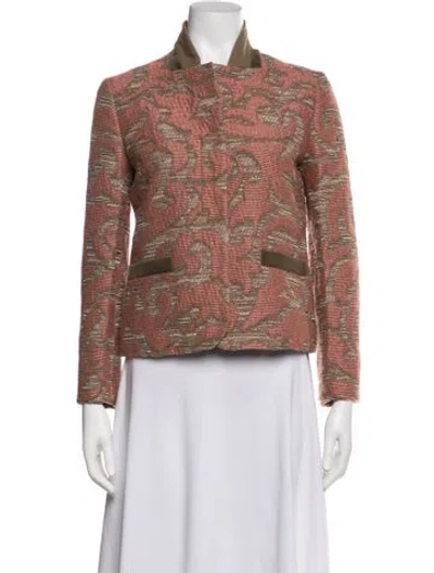 Pre-owned Etro Patterned Blazer In Pink