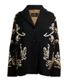 Etro Patterned Button-front Cardigan In Black