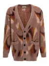 Etro Multicolor Patterned Cardigan In Multicolour