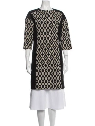 Pre-owned Etro Patterned Coat In Black/neutrals