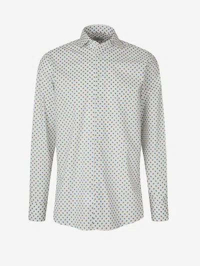 Etro Long-sleeved Shirt In White