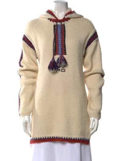 Pre-owned Etro Patterned Crew Neck Sweater In Neutrals