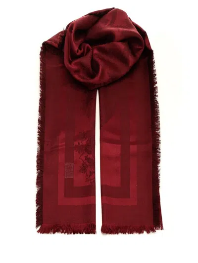 Etro Patterned Frayed In Red