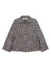 Etro Patterned Jacket In Brown