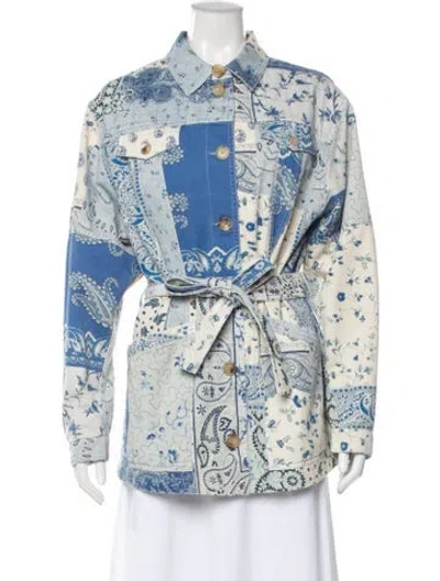 Pre-owned Etro Patterned Jacket In Multi
