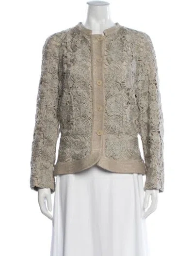 Pre-owned Etro Patterned Jacket In Neutrals