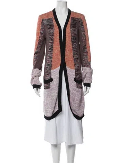 Pre-owned Etro Patterned Jacket In Orange