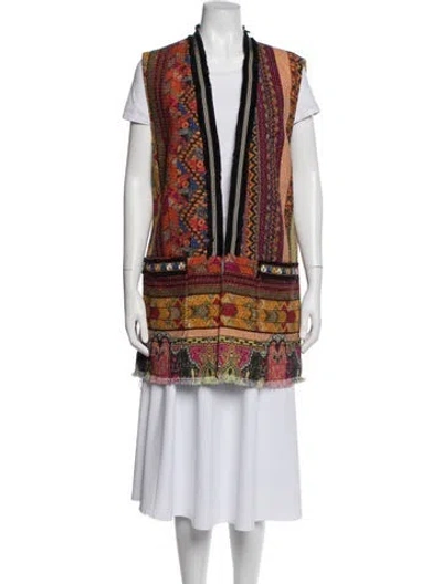Pre-owned Etro Patterned Jacket In Red