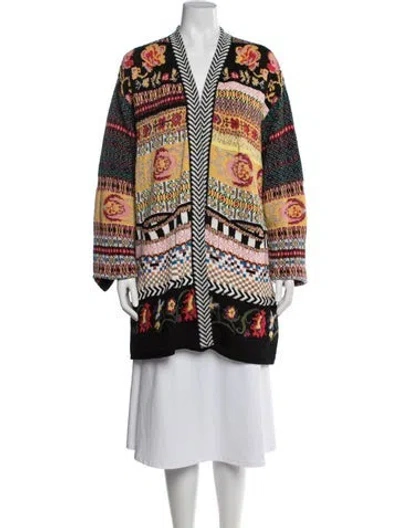 Pre-owned Etro Patterned Jacket In Yellow