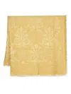 Etro Patterned-jacquard Scarf In Yellow