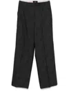 Etro Patterned-jacquard Trousers In Grey
