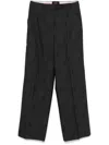 Etro Patterned-jacquard Trousers In Grey