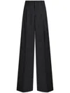 Etro Patterned-jacquard Wool Trousers In Schwarz