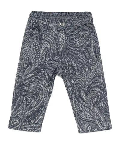 Etro Perris Print Shorts In Black