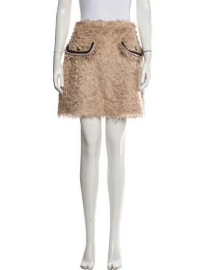 Pre-owned Etro Patterned Mini Skirt In Neutrals