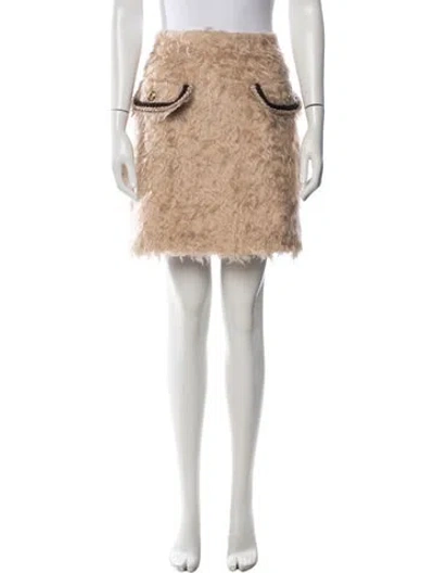 Pre-owned Etro Patterned Mini Skirt W/ Tags In Neutrals