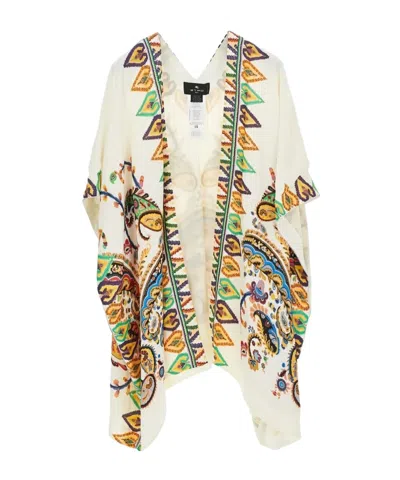 ETRO ETRO PATTERNED OPEN FRONT KAFTAN