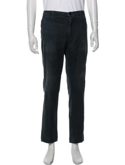 Pre-owned Etro Patterned Pants In Blue