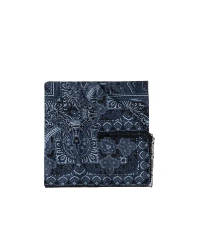Etro Patterned Scarf In Blue