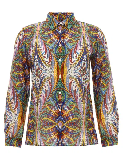Etro Patterned Shirt In Multicolor