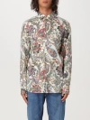 Etro Shirt  Men Color White In Multicolor