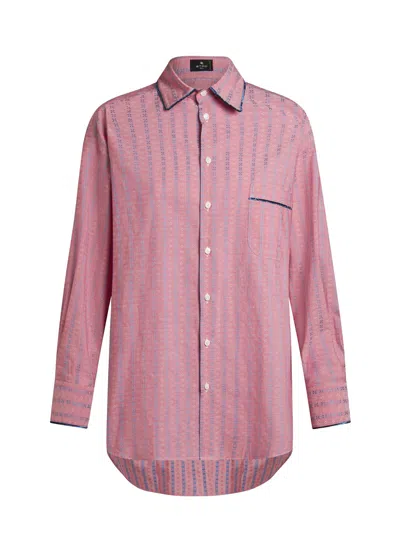 Etro Patterned Shirt In Pink