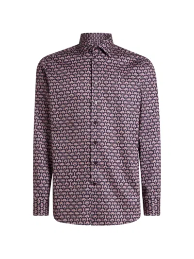 Etro Patterned Shirt In Purple