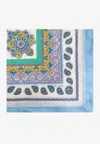 Etro Patterned Silk Scarf In Multicolor