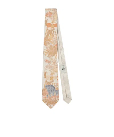 ETRO PATTERNED SILK TIE
